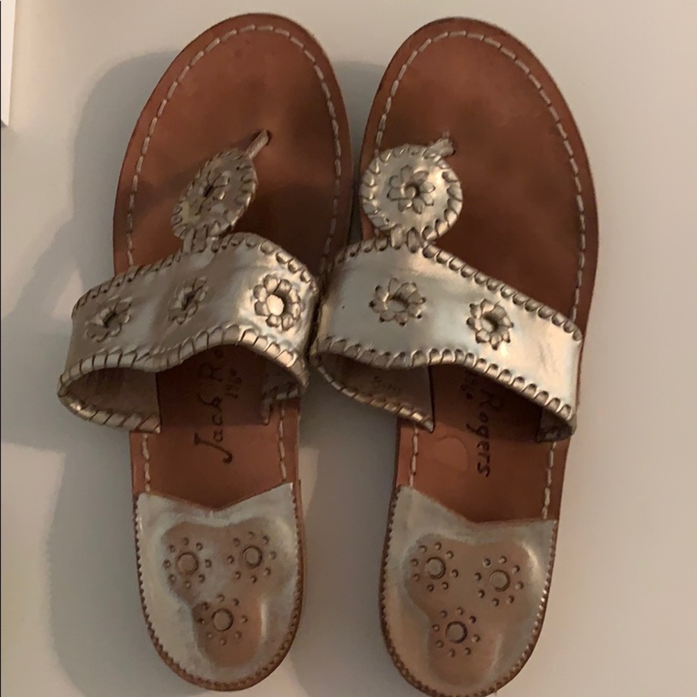 Jack Rogers Platinum Hampton Sandal
